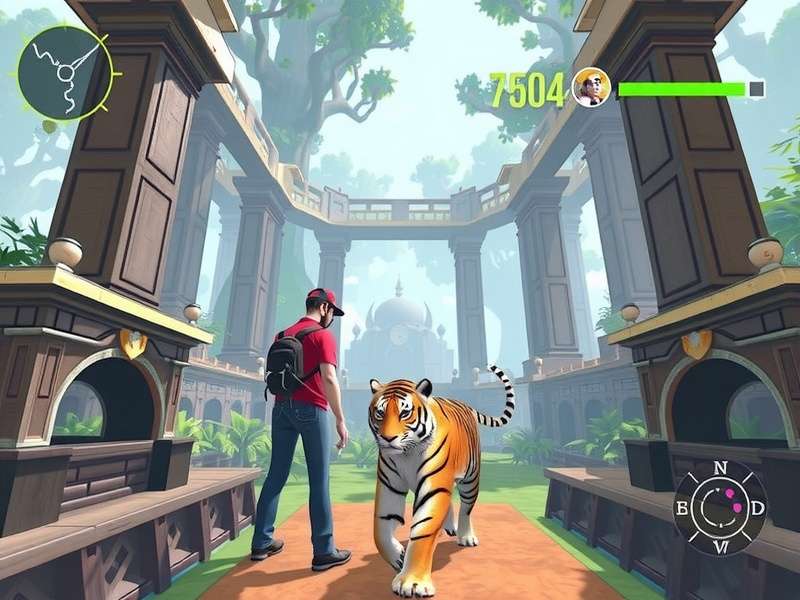 Tiger Kingdom Explorer VR Gameplay Screenshot